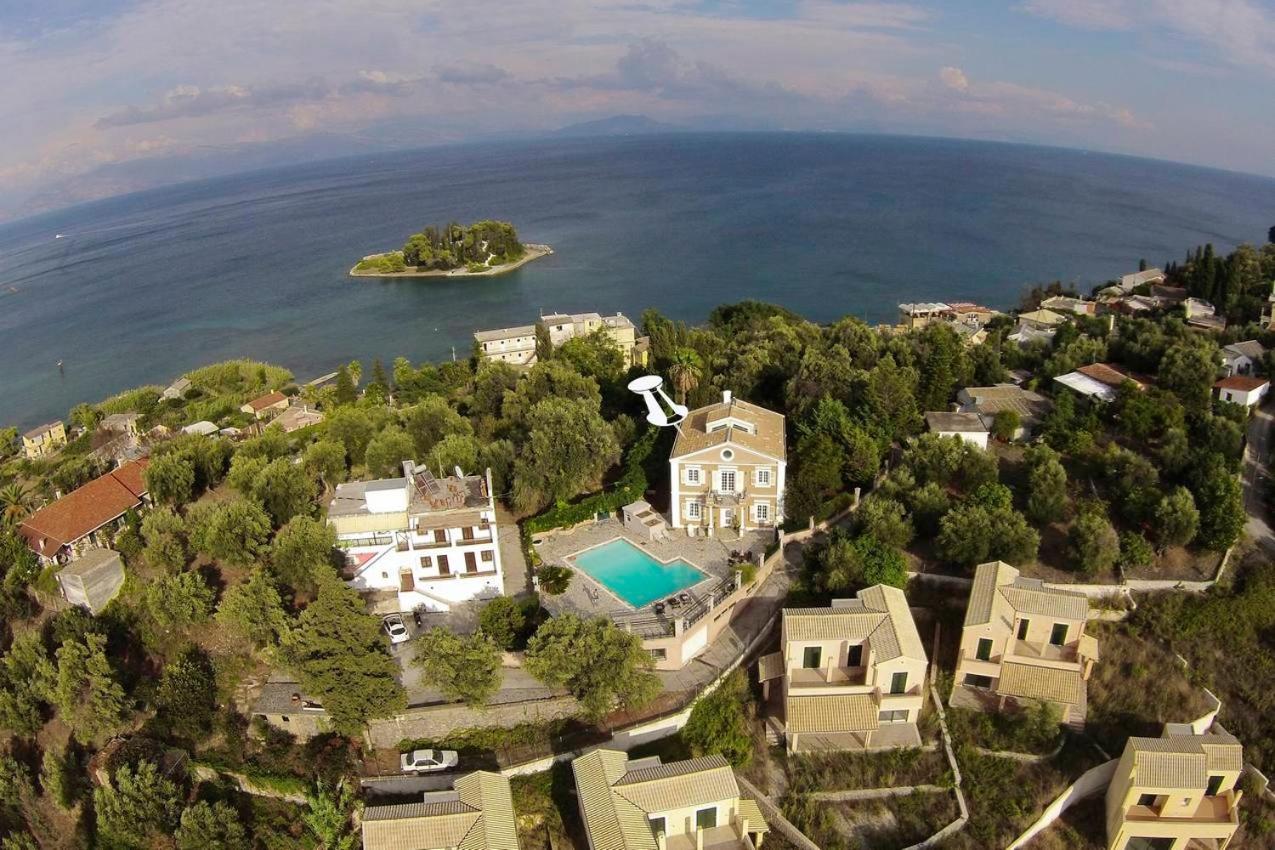 Durrell Corfu Strawberry-Pink Villa Perama  Ngoại thất bức ảnh