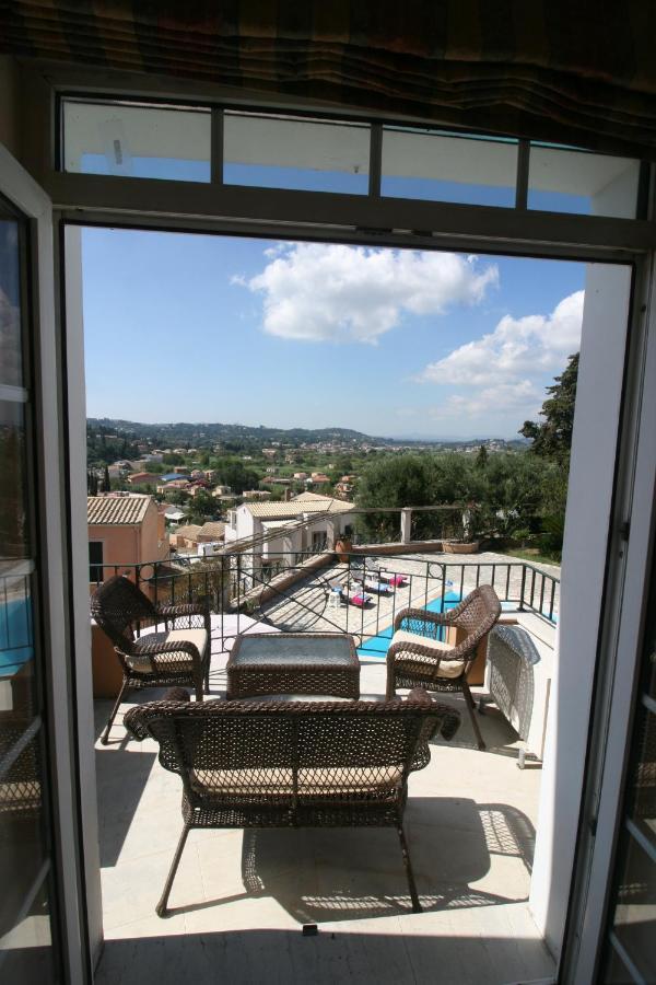 Durrell Corfu Strawberry-Pink Villa Perama  Ngoại thất bức ảnh