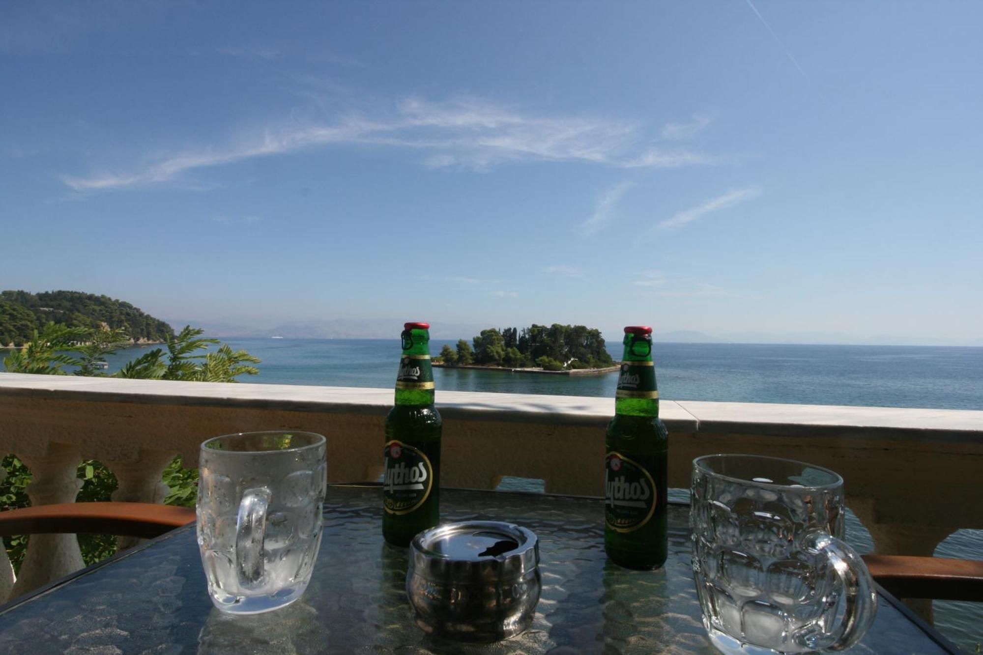 Durrell Corfu Strawberry-Pink Villa Perama  Ngoại thất bức ảnh